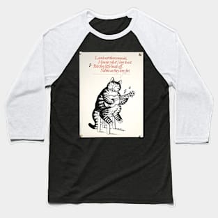 B Kliban Cat Guitar Baseball T-Shirt